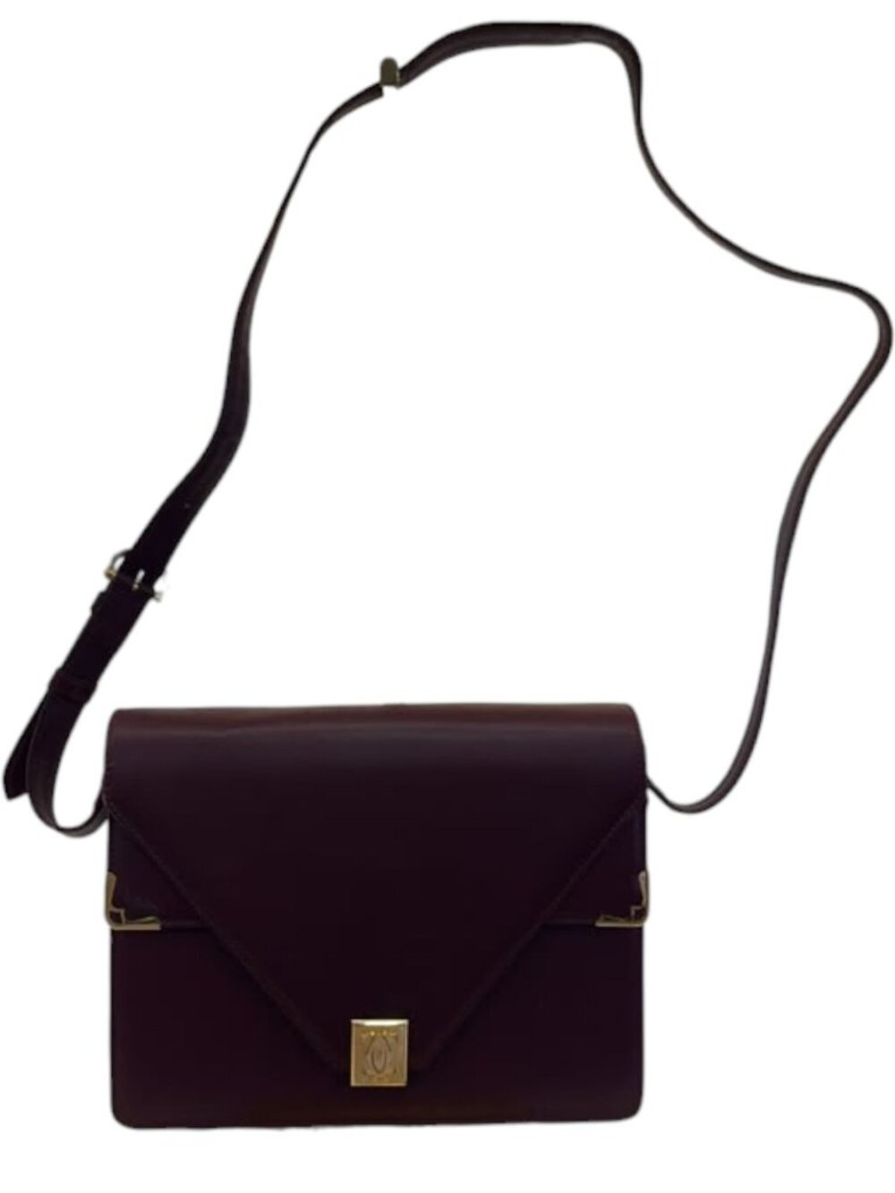 509161CR C1 Cartier Crossbody Bag Bordeaux Leather